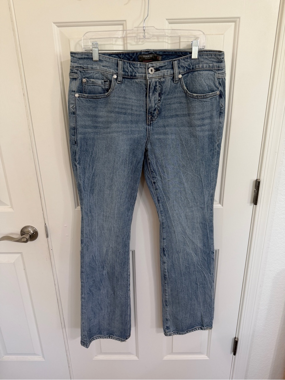 torrid Light Blue Flare Jeans